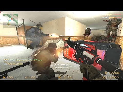 CSS · Zombie Survival/Hunting Mod : zm_officerush_b8 ·ElitE HunterZ