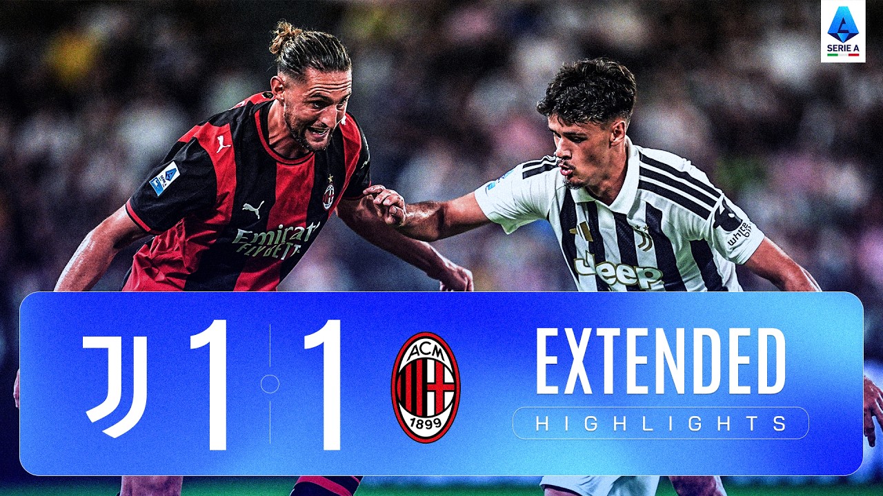 MAXI SINTESI JUVENTUS-MILAN 1-1 | EXTENDED HIGHLIGHTS | SERIE A ENILIVE 2026/27