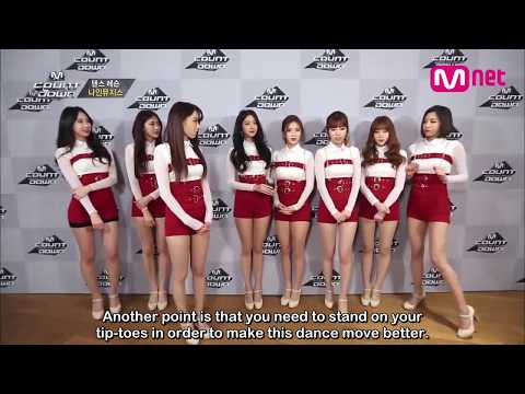 [ENG SUB] Dance Lesson With Nine Muses @ M!Countdown