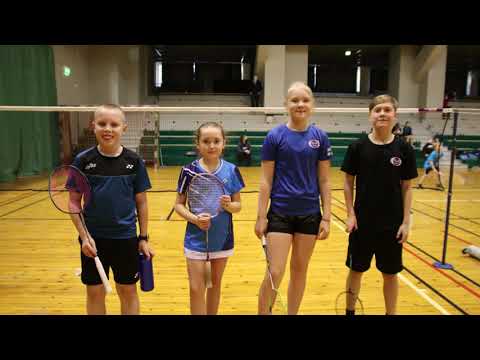 Badminton XD U13 Puhakka-Nyqvist vs. Paavilainen-Häkkinen PuiU Junior Elite 2020