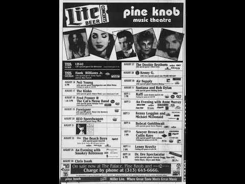 Neil Young w/ Booker T & the MG's @  Pine Knob - Clarkston, MI 8/16/93