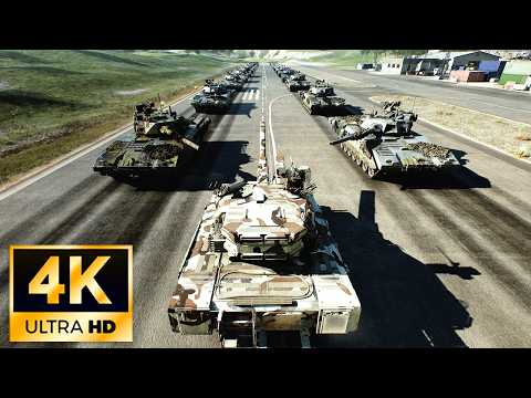 Battlefield 2042 : Railgun Tank VS 24 Tanks | RTX 4080 SUPER ( 4K Ultra Graphics RTX ON + DLSS ON )