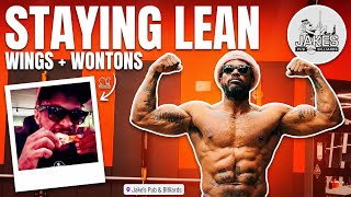 Wings, Wontons & Staying Lean | Real Food Vlog at Jake’s Billiards (Greensboro NC)