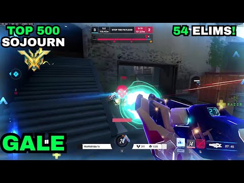 54 ELIMS! HOW TO ACTUALLY PLAY SOJOURN - GALE - Overwatch 2 SEASON 12 TOP 500