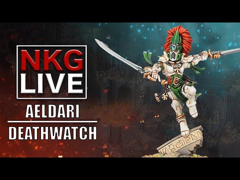 Eldar VS Deathwatch  - Warhammer 40K Battle Report | NKG Live
