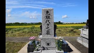 明日の墓参りの予定を決める