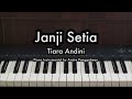 Janji Setia - Tiara Andini | Piano Karaoke by Andre Panggabean
