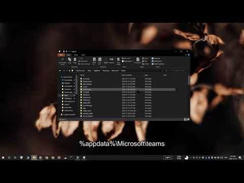 How to clear the Microsoft Teams Cache