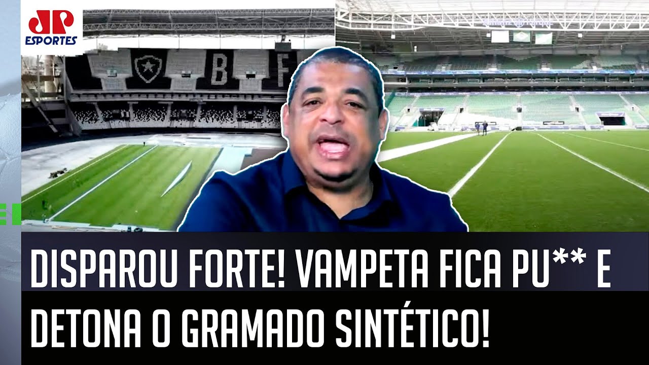 "POR%@ NENHUMA!!! Eu JÁ JOGUEI BOLA e VOU FALAR: GRAMADO SINTÉTICO é..." Vampeta DISPARA FORTE!