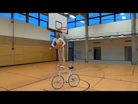 Viola Brand | Very First Attempt ball on bike