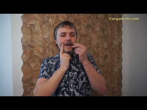 Tatar Jaw harp (kubyz) Standard-2 - Key E2, black, Slow composition.