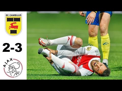 sc cambuur vs ajax 2-3 highlights all goals eredivise 2022