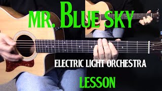 how to play "Mr. Blue Sky" by Electric Light Orchestra ELO Jeff Lynne on guitar
