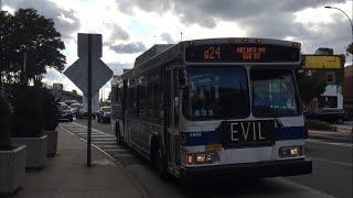 MTA NYCT Bus: 2005 Orion VII Gen-2 Hybrid #6609 on the (Q24) on Archer Avenue (HD 60FPS)