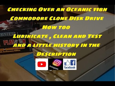 How to clean and service a Commodore Clone Disk Drive Oceanic 118N