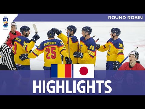 Хоккей Highlights: Romania vs Japan | 2024 #MensWorlds Division 1A