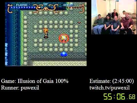 SGDQ 2012 - Illusion of Gaia 100% Speedrun