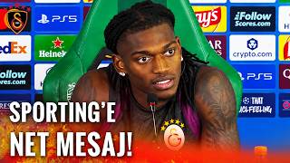 Rafael Leao'dan Eski Takımı Sporting'e Mesaj: "Bugün Galatasaray'ın Fu