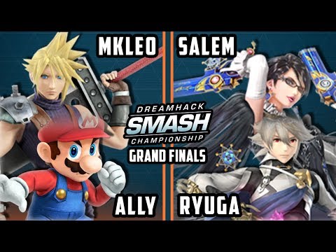 DHATL17 Smash 4 - MK Leo & Ally Vs. Salem & Ryuga - Doubles GF - Smash Wii U