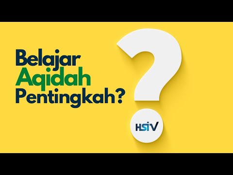 Belajar Aqidah, Pentingkah?