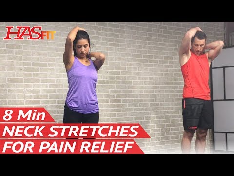 8 Min Neck Stretches for Neck Pain Relief Exercises