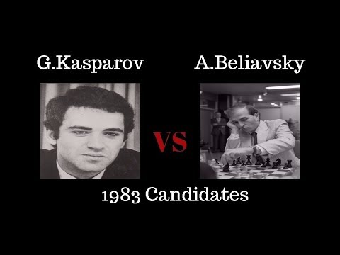 Candidates match 1983: Beliavsky-Kasparov gm 2