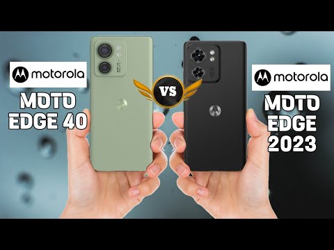 Comparação entre Moto Edge 40 e Moto Edge 2023.