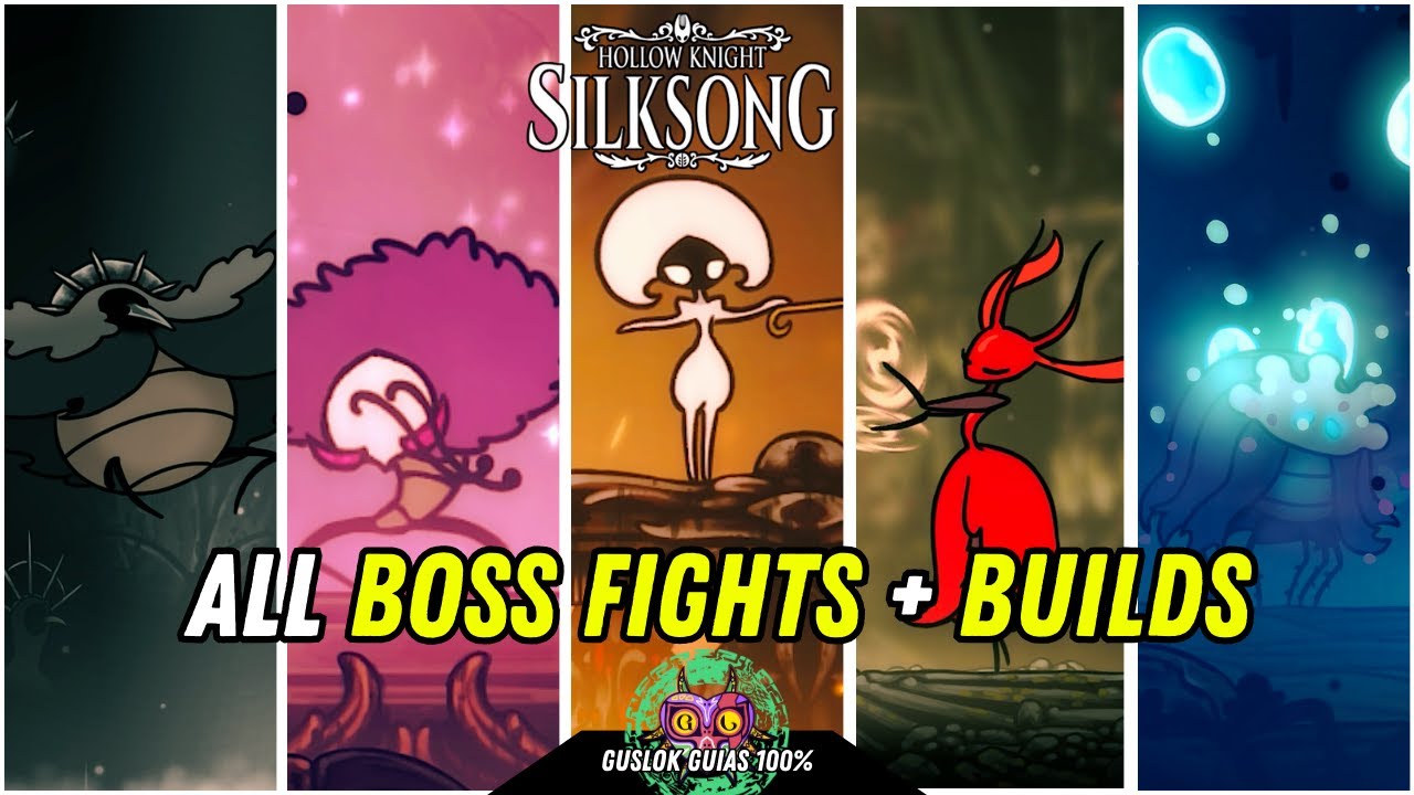 TODOS LOS JEFES (ALL BOSSES) + BUILDS | GUÍA 100% | 💯Hollow Knight: Silksong🏆 TODOS LOS JEFES (ALL BOSSES) + BUILDS | GUÍA 100% | 💯Hollow Knight: Silksong🏆