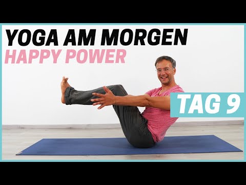 10 Minuten Happy Power Yoga - Liebevoll sein  | HAPPY YOGA AM MORGEN (Tag 9)