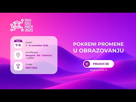 DigiEduHack.RS 2025 - Proglašenje TOP 5 finalista