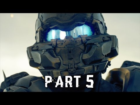 Halo 5 Guardians Walkthrough Gameplay Part 5 - Locke - Campaign Mission 4 (Xbox One)