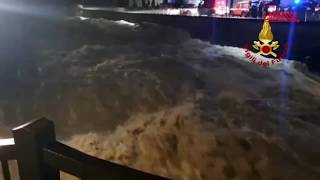 Torrente in piena e frane, paura in Lombardia: evacuato un campeggio