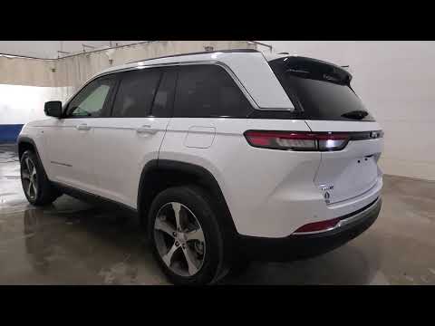 2023 Jeep Grand Cherokee 4xe 4x4 in White for sale at Indian Head Chrysler Dodge Jeep Ram Ltd. in Indian Head, SK
