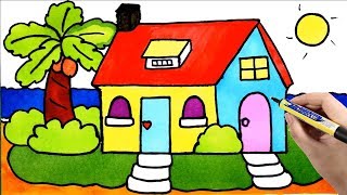 Kids Painting House | Draw and Color My Room, Tree, Window
