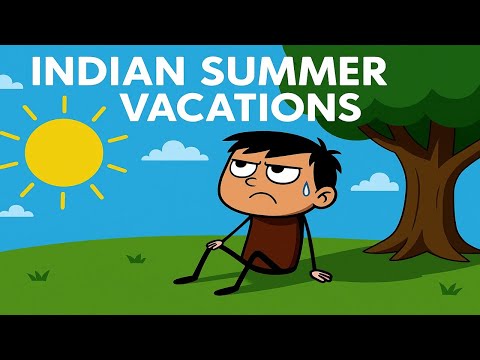 Indian Summer Vacations | Ft. School Holidays | Hindi Storytime Animation
