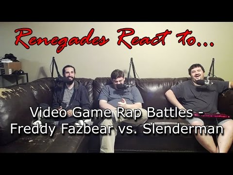 Renegades React to... Video Game Rap Battles - Freddy Fazbear vs. Slenderman