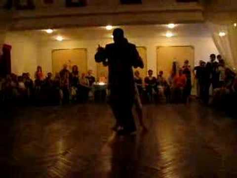  Horacio Godoy  and  Cecilia Garcia  are  dancing  to  a  tango