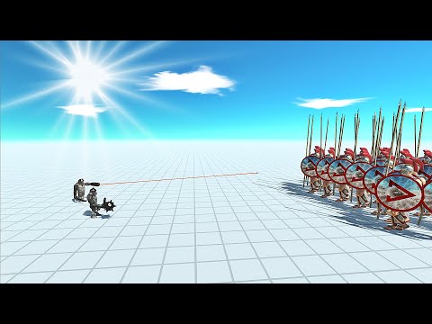 Little Mutant Shatterilla with friend Scimitarilla VS Human Army | Animal Revolt Battle Simulator