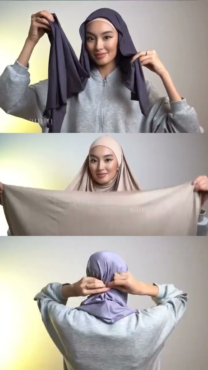 Bingung cara pakai hijab jersey? Yuk, coba tutorial simpel ini! 😍✨