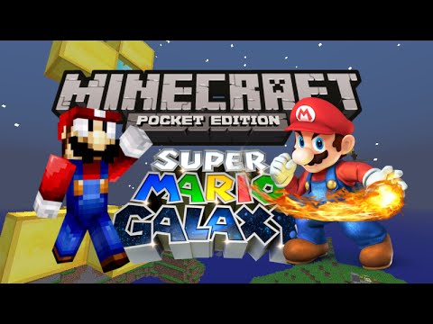 Super Mario Galaxy in Minecraft Pocket Edition!