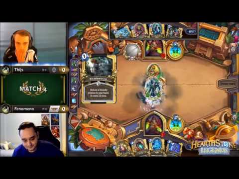 Hearthstone Grandmasters Europe~Rise of Shadows~Thijs vs Fenomeno