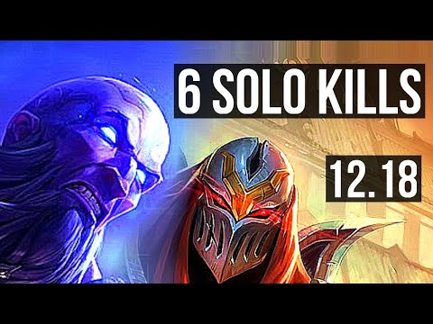 RYZE vs ZED (MID) | 9/0/2, 6 solo kills, Legendary | EUW Diamond | 12.18