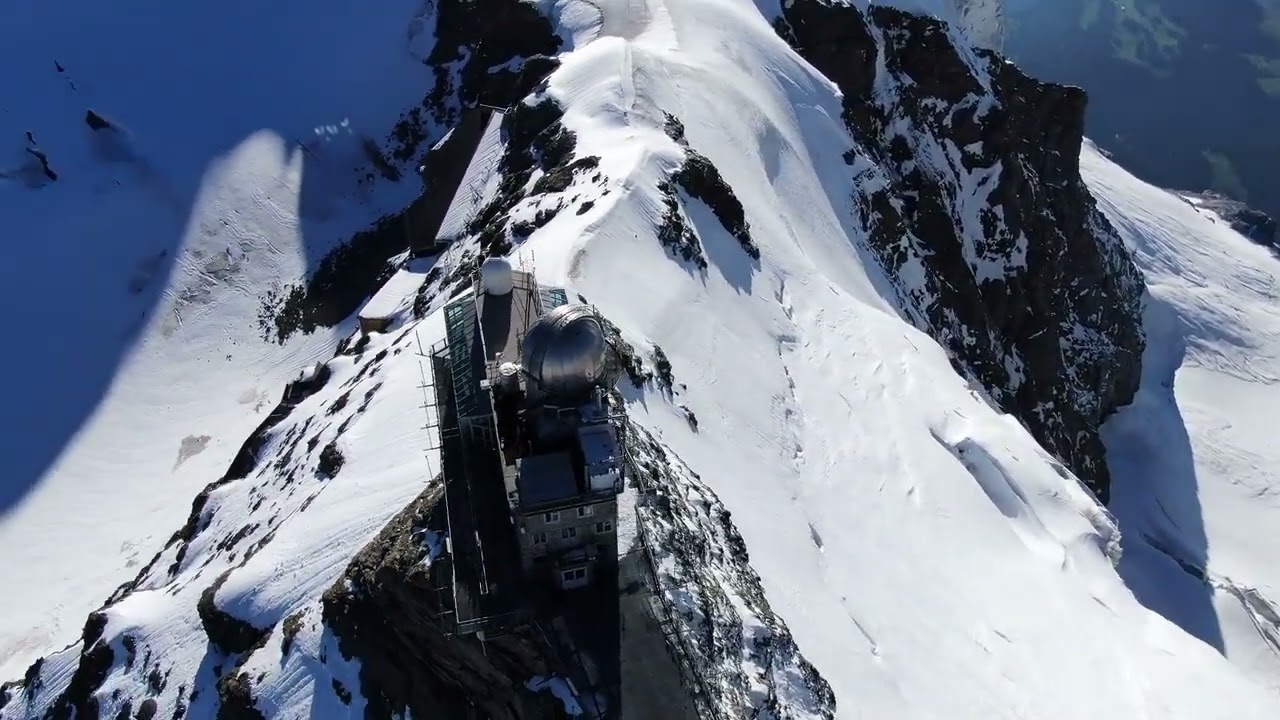 Behold the aerial perspective of the Sphinx Observatory.