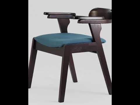 Стул "Винс" (Рогожка Бежевая/Дерево цвет Эспрессо)/SG/Vns