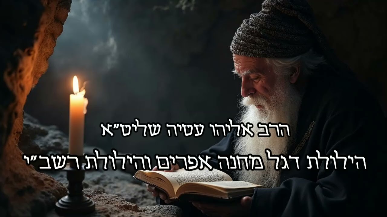 הרב אליהו עטיה - הילולת הדגל מחנה אפרים ורשב''י  תשפ''ו