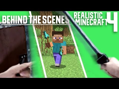 Behind the Scenes: REALISTIC MINECRAFT 4!