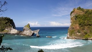 preview picture of video 'Amazing Beach, Nusa Penida Island, Indonesia - Aerial Video'