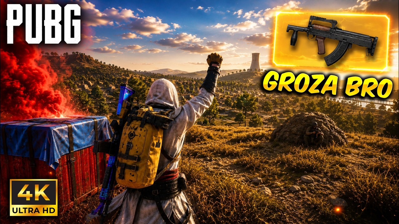 PUBG PC pero la GROZA hace su MEJOR TRABAJO en ESTA FINAL CLEAN 🥰 GRAFICOS al MÁXIMO se ven BRUTALES