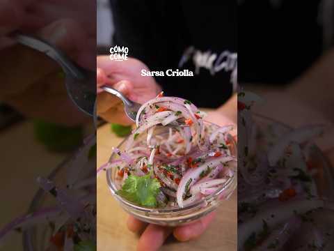 Sarsa Criolla peruana #receta #gastronomiaperuana
