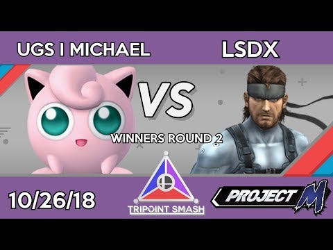 Tripoint Smash 33 - Winners Round 2 - UGS I Michael (Jigglypuff) Vs. LSDX (Snake)